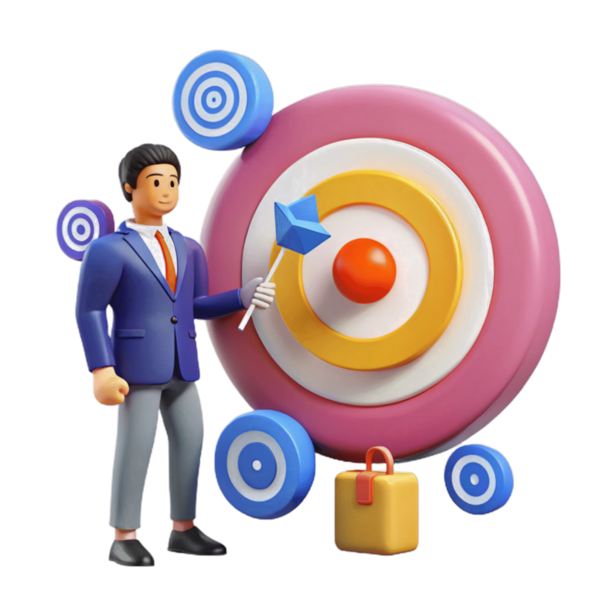 vecteezy achieving business goals strategy target and success 56409773